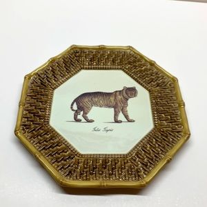 Raymond Waites Tiger plate decorative  new
